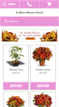 Mobile Screenshot of bluemoonfloral.net